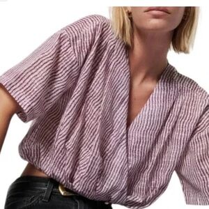 NWT. Nation Los Angeles Josephine Wrap Top